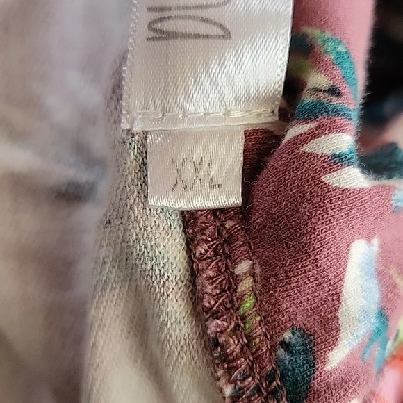 Latched Mama Floral Hoodie Top - Purple and Pink - Picture 4 of 5